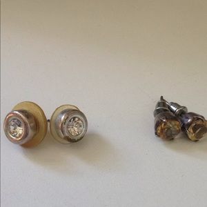 Two pair of earrings